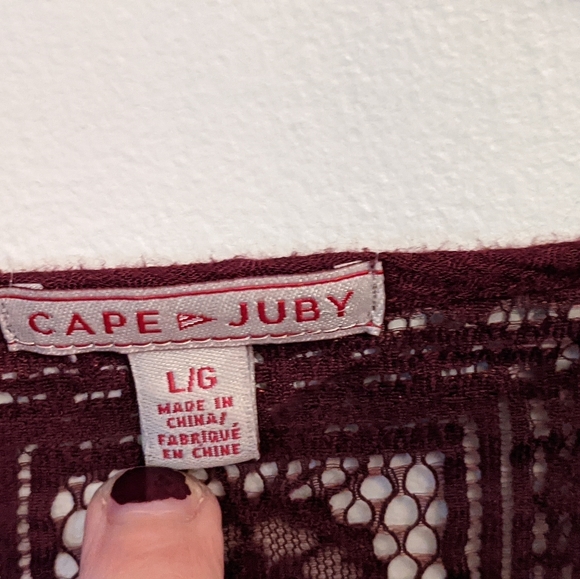 Cape Juby Gauze and Lace Women's long sleeve top - Picture 7 of 7